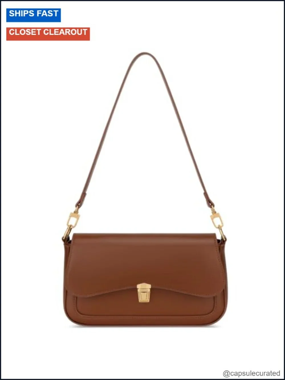 Faux Leather Mini Hobo Shoulder Bag with Detachable Straps